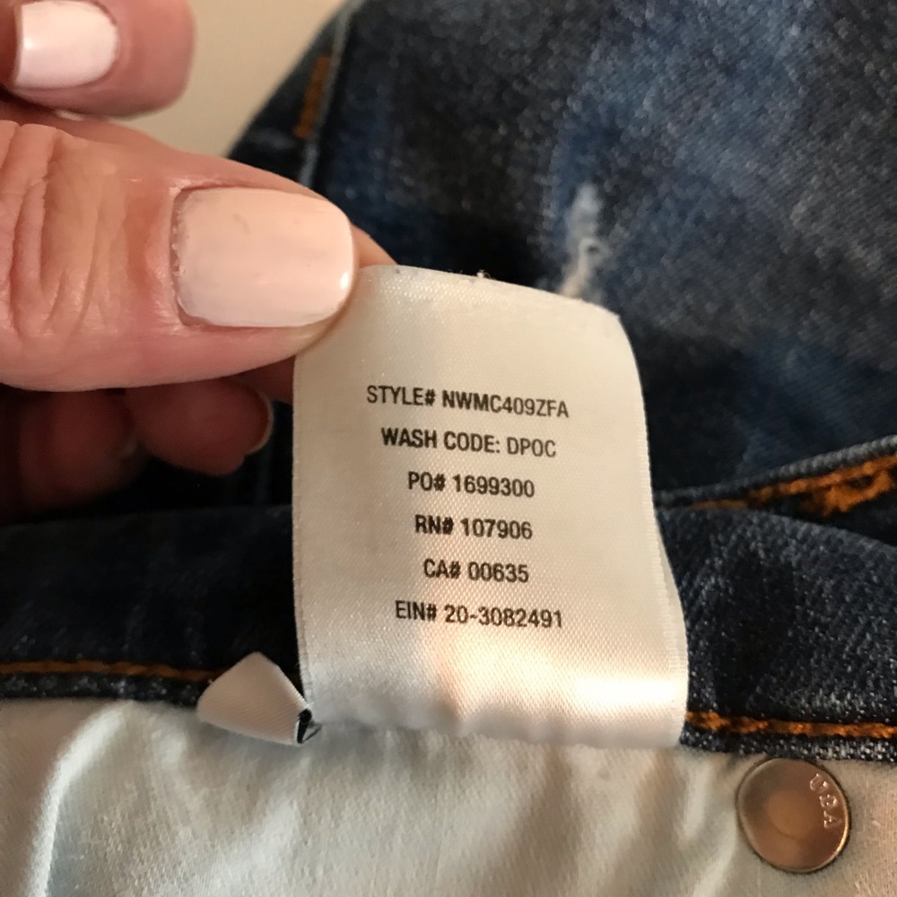 Hudson Jeans Women's Skinny Dark Blue Denim Jeans - Picture 13 of 14